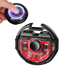 Rechargeable Electric Lighter, Dual Arc Plasma Lighter with Battery & Ignition Count Display, Electric Lighter USB C with Flashlight, Cool Lighters for Men, Christmas Day