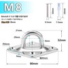 Lissey Pad Eye Stainless Steel Eye Plate Hardware M5 m8
