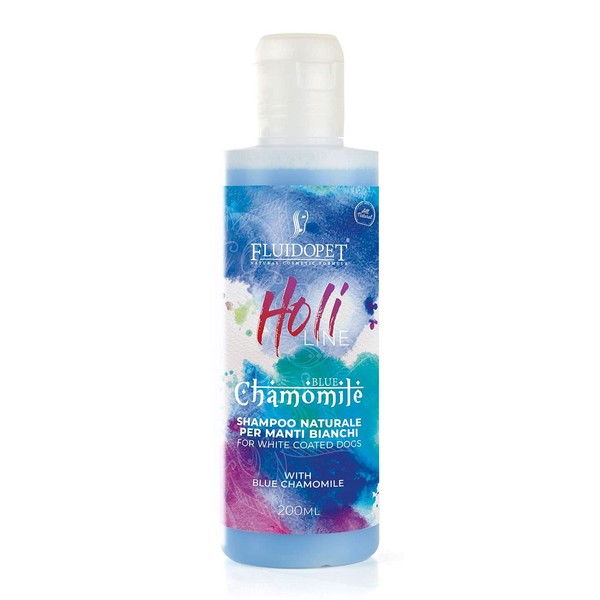 FLUIDOPET Holi Line Blue Natural Shampoo for Manti Bianchi 200