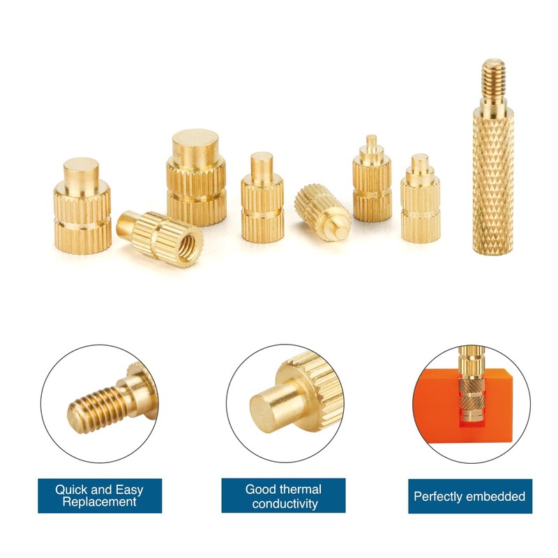 Threaded Insert and Soldering Iron Melting Aid Set, with 300