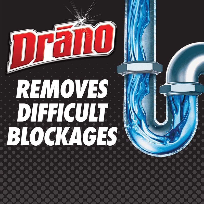 Drano Liquid Drain Clog Remover and Cleaner for Shower or