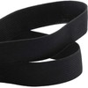Black Adjustable Yoga Mat Strap for Sport and Shoulder, Elastic
