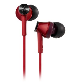 Audio-Technica ATH-CK350M RD In-Ear Headphones, Red