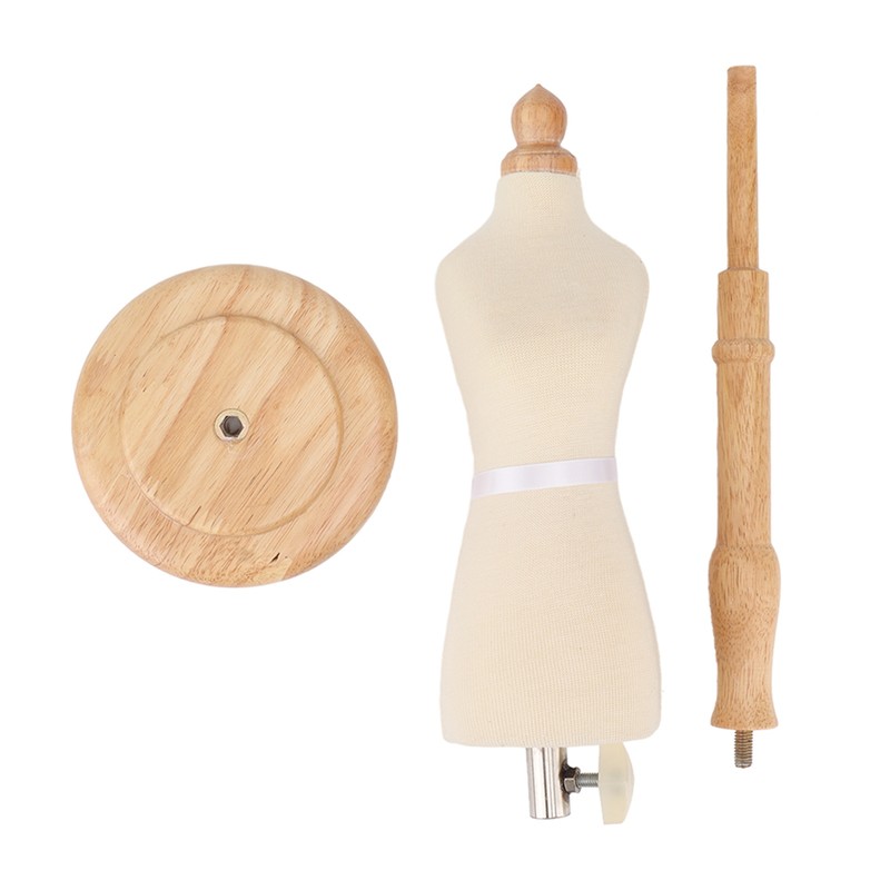Female Dress Form Professional Beech Wood Durable Sewing Dress Form