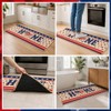 pldnhzua 3 Pcs 4th of July Patriotic Kitchen Mat and
