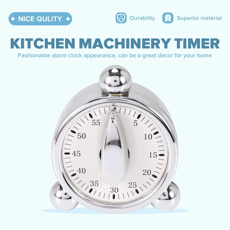 Daiilg 60 Minutes Kitchen Mechanical Timer Cooking Reminders Alarm Clock