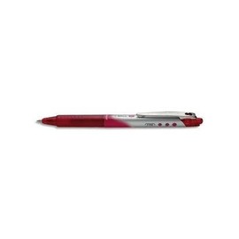 Pilot V-BALL 7 RT Retractable Liquid Ink Rollerball Pens Medium Red Pack of 6