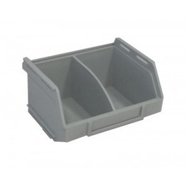 Kabi PB16 Plastic Storage Box/Parts Bin - Grey Pack of 10