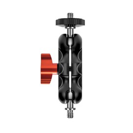 Lanxire Magic Arm with Double Ball Head and 1/4" Screw - Compatible with Super Clamp, Camera Cage, Monitor and Microphone - Max Load up to 2kg / 4.4lb