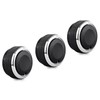 Xislet 3Pcs Tacoma AC Knobs Replacement Compatible with 2005-2015 Toyota