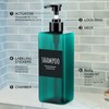 Segbeauty Pump Bottle, Pack of 3 500 ml Shampoo Bottles,