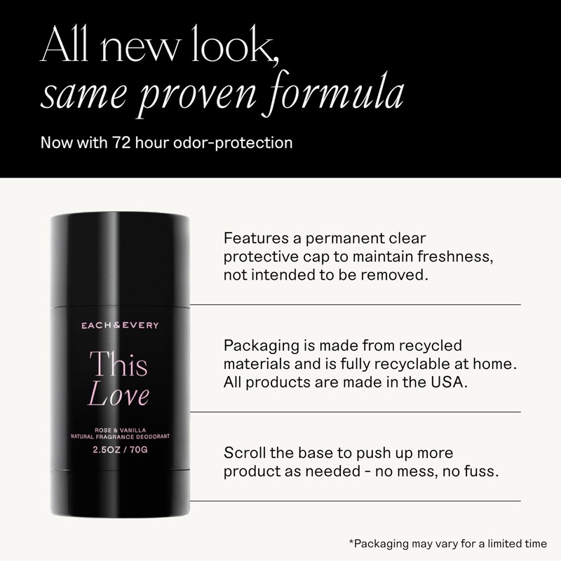 Each & Every Aluminum Free Deodorant for Women & Men