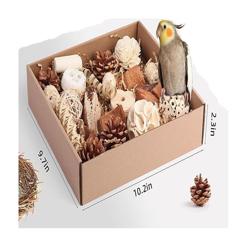 LimCryspp Natural Foraging and Biting Toy Box, an Interactive Biting