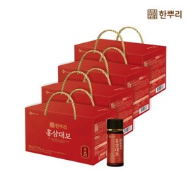 Hanppuri (CJ웰케어)한뿌리 홍삼대보 100ml 10병 x 4개 (CJ Wellcare) Hanppuri Red Ginseng Daebo 100ml 10 bottles x 4 packs
