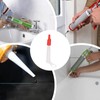 Caulk Nozzle Tip Tool,6X Caulking Tube Nozzle Tips | Red