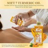 Soft 7 Turmeric Oil with Vitamin E | Natural Plant-Based