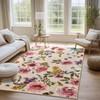 Comeet Washable Rugs 4x6 Non-Slip Ultra-Thin Soft Living Room Area