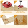 Zocipro Woodworking Center Finder Tool Kit, Aluminium Alloy Drill Guide