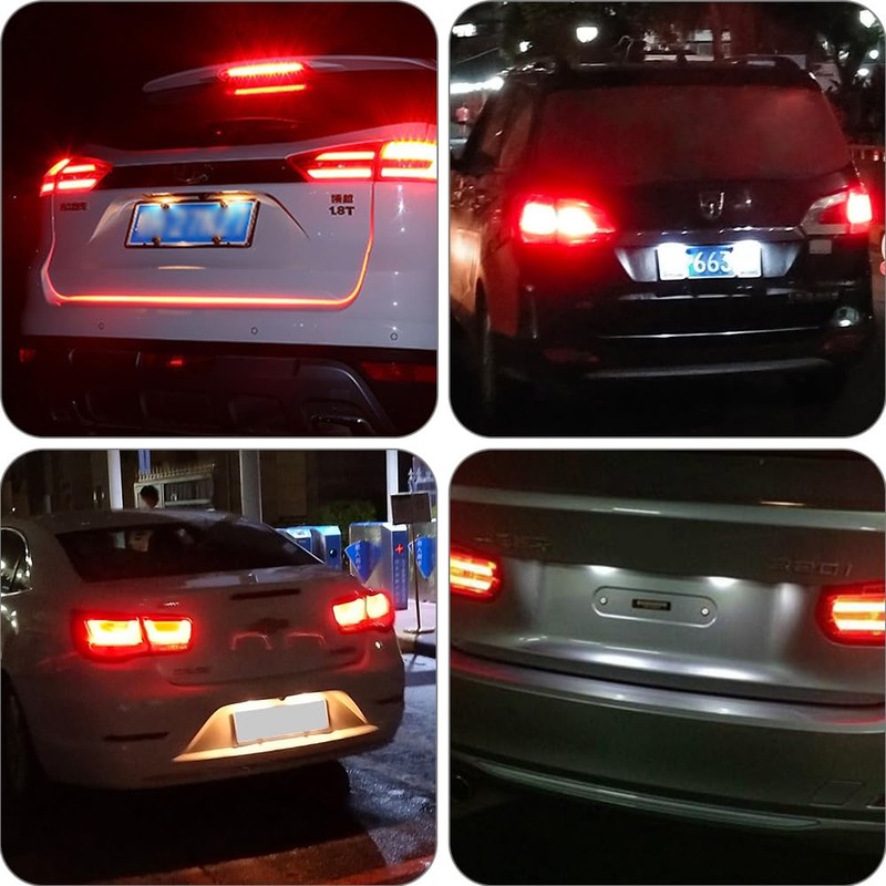 LED License Lamp License Plate Light 6 Row SMD License