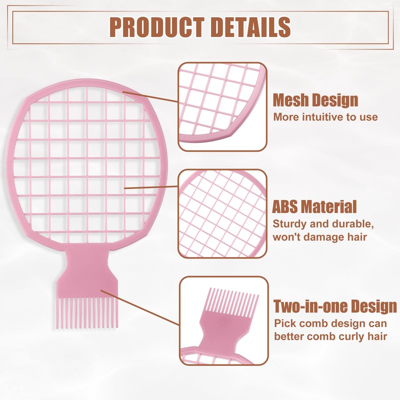 VOCOSTE Twist Comb, Hairpick Combs, Afro Curl Comb Twist Comb