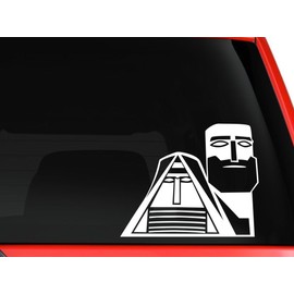 Symbol of Artsakh Statue Gharabagh Armenia car Truck SUV mac Book mac air Laptop Tool Box Wall Window Decal Sticker 6" White c