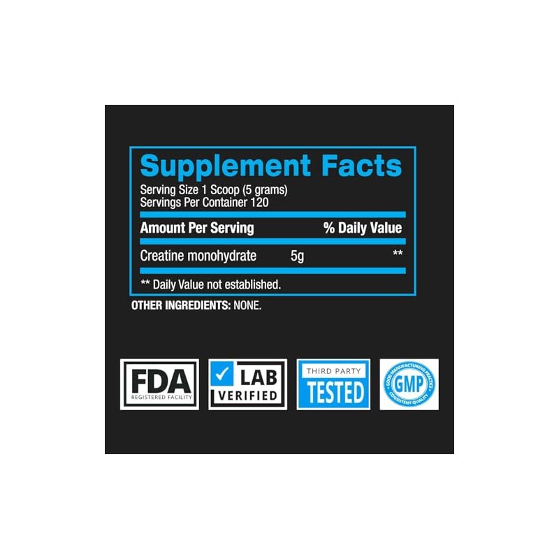 BPI Sports 100% Monohidrato de Creatina Micronizada gr - 120