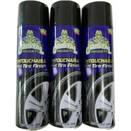 Cristal Product Untouchable Tire Wet Finish 14oz (3 bottle) Ever Gloss