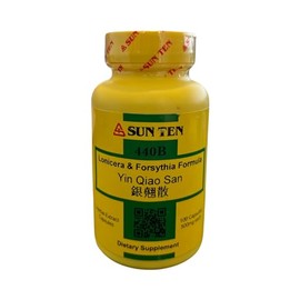 Sun Ten - Lonicera & Forsythia Formula Capsules/Yin Qiao San/銀翹散 - 100 Capsules