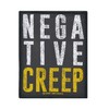 Nirvana Negative Creep Patch Black