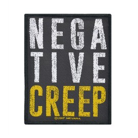 Nirvana Negative Creep Patch Black