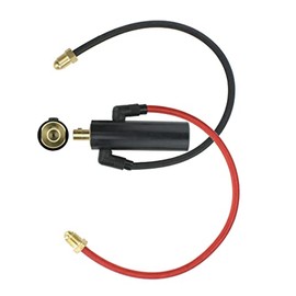 SÜA - INLINE Dinse 35-70 Connector with Water and Argon Hoses for Water-Cooled TIG Torches Model: LDTI-1820-WC