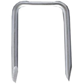 BRISCON SN-40-B-500 Zinc Plated Low Carbon Steel Cable Staple 1 Inch Length x 1/2 Inch Width 500/Pack, Color
