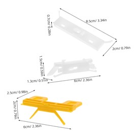 Zerodeko 2 Sets Windshield Clip Repair Set of Side Molding Clips for Car Roof Edge Durable Automotive Fasteners Kit for Secure Attachment Reliable Fit Vehicle Repairs