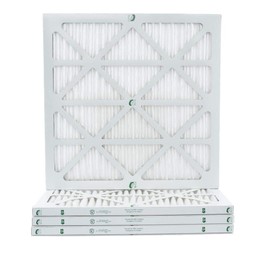 Glasfloss ZL 10x10x1 MERV 13 (FPR 10) Air Filters for AC and Furnace. 4 Pack. Actual Size: 9-1/2 x 9-1/2 x 7/8
