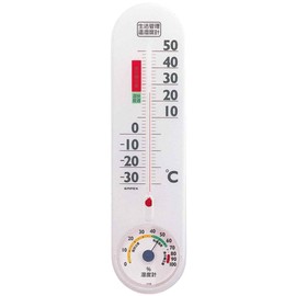 enpekkusu Weather Meter, Temperature and Humidity Meter, Life Control Hygrometer Wall Vertical