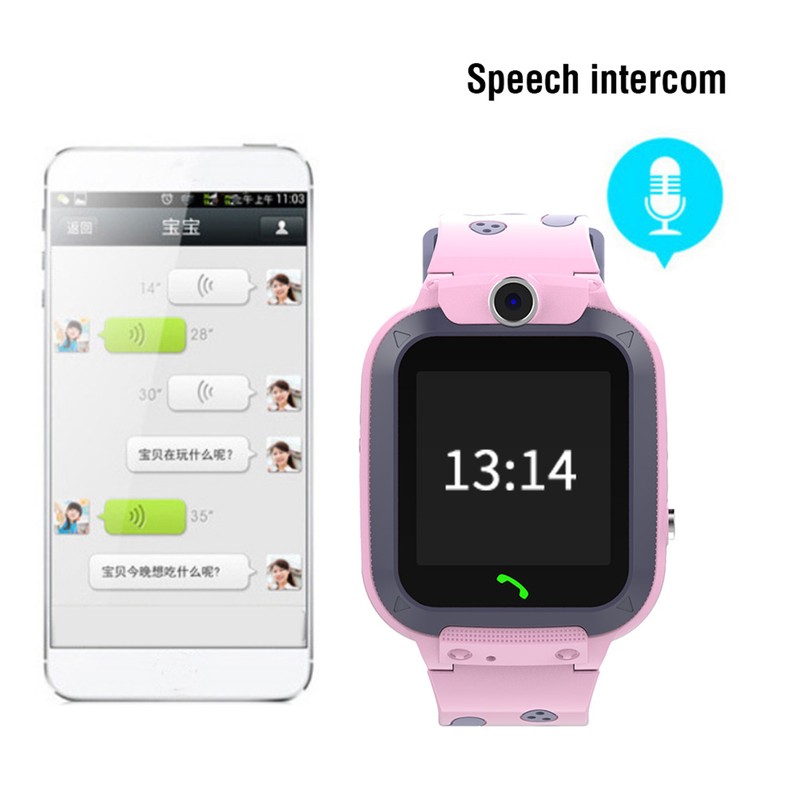 Smart Kid Touch Screen SOS Anti Lost GPS Tracking Wristwatch