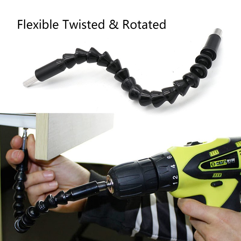 Jamiikury Silver 105 Degree Right Angle Drill Bit Holder, 1/4"