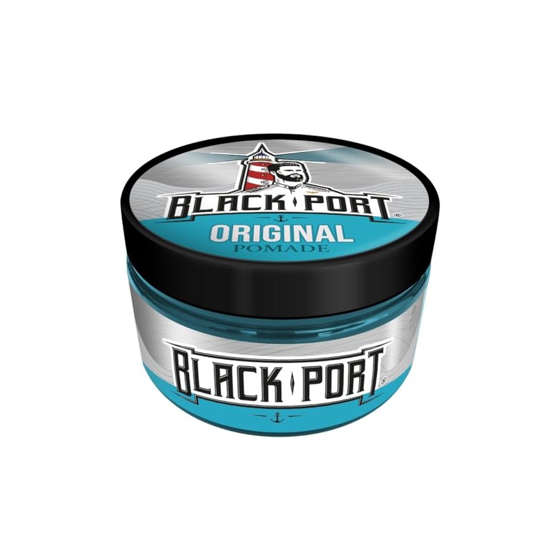 BlackPort - Pomada para Peinado de Cabello y Barba con