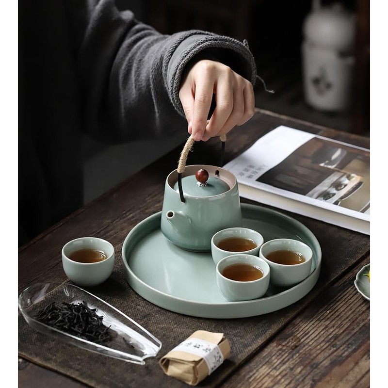 Dobin, Teapot, IH Ceramic Kettle, Ceramic Kettle, Thermatec, 6.8 fl