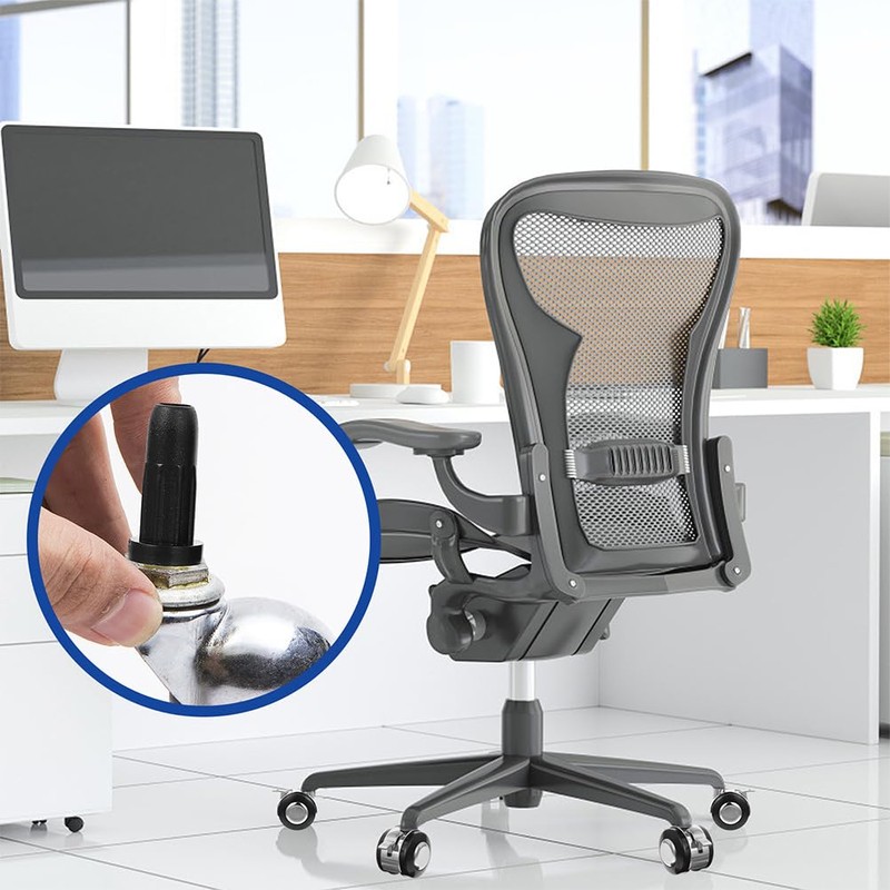 MAGICLULU 25pcs Universal Chair Cover Rolling Chair Protector Caps Caster