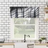 Geometric Curtain Valance for Windows Gray Modern Rod Pocket Valance