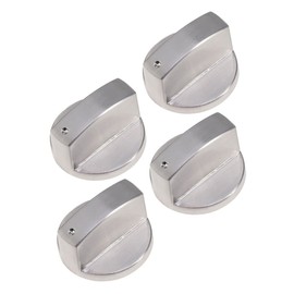 CORHAD 4pcs Gas Stove Knobs Replacement for Compact Lightweight Design with Convex Handle for Kitchen Cooking