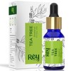 Rey Naturals Tea Tree Essential Oil for Skin, Hair and
