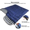 REDCAMP Cotton Flannel Sleeping Bag for Adults, XL 32F Comfortable,