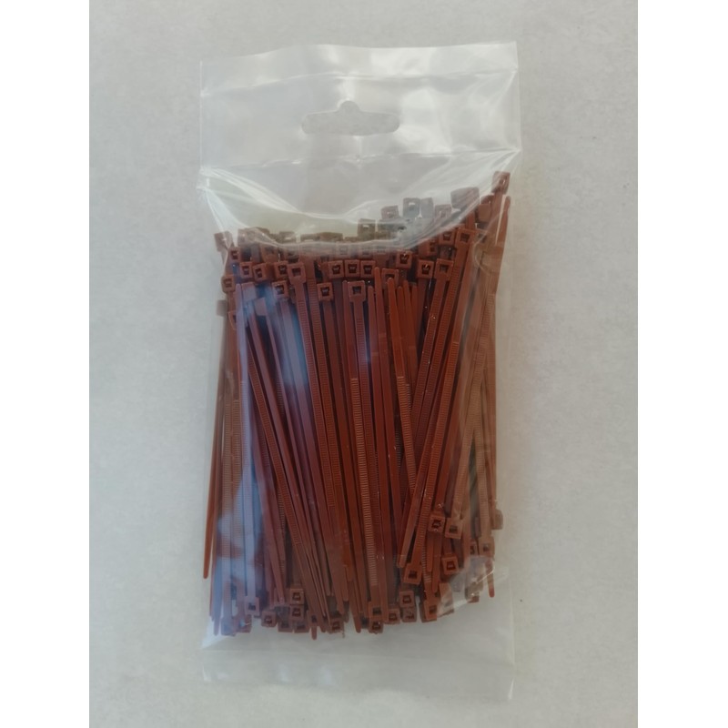 KnnX 28246 - Brown Cable Ties - 100 mm x