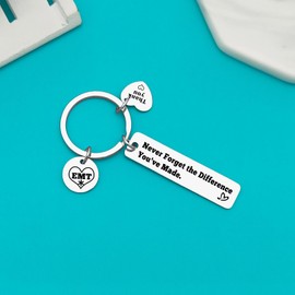 Xiahuyu EMT Thank You Gift Emergency Medical Technician Gift EMT Keychain EMT Appreciation Gift Paramedic Gift Medical Assistant Gift EMT Graduation Gift Retirement Christmas Birthday Gift