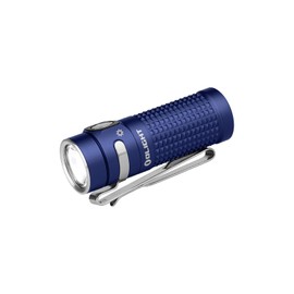 OLIGHT Baton4 Rechargeable EDC Flashlight, LED Pocket Light 1300 Lumens with Magnetic Charging Cable, 6 Modes, IPX8 Waterproof Powerful Bright Flashlight for Home, Camping and Emergencies (Regal Blue)