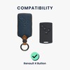 kwmobile Key Cover Compatible with Renault 4 Button Car Key