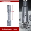 GRIXLEN 5/8" x 2" Annular Cutter with Weldon Shank,Carbide Tip