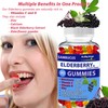 Healing Drops (3 Pack) Elderberry Gummies with Zinc Vitamin C,